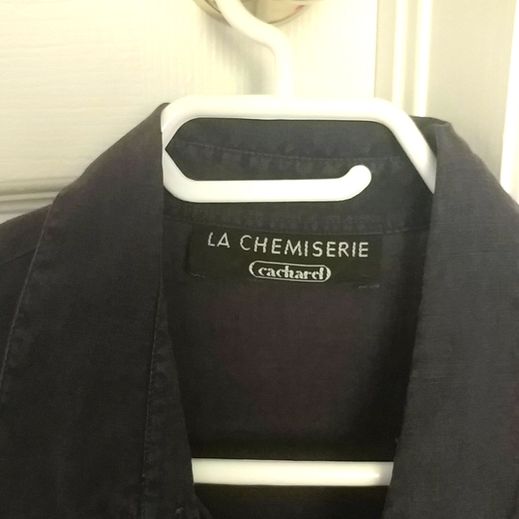 Cacharel navy linen blouse - Picture 1 of 4